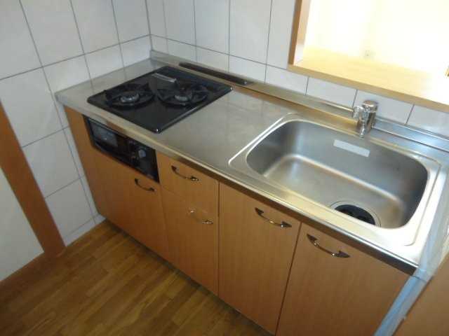 ��ʌ��k�����S�ɓޒ������j�U���ڂ̃A�p�[�g�̃L�b�`��