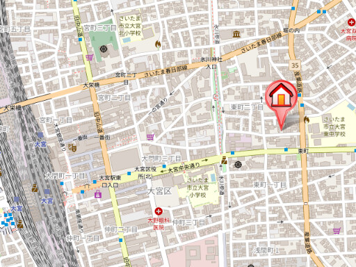 ��ʌ��������܎s��{�擌���Q���ڂ̃}���V�����̒n�}