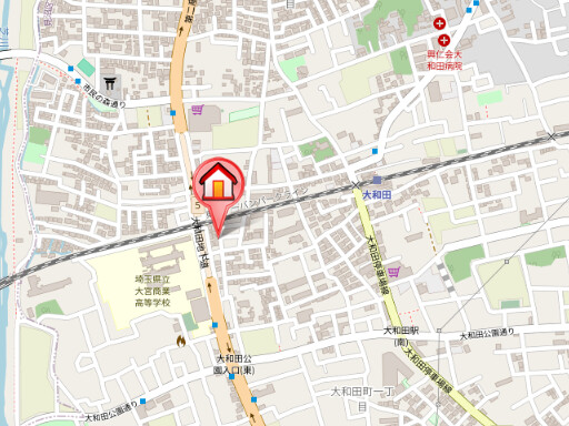 ��ʌ��������܎s�������a�c���P���ڂ̃A�p�[�g�̒n�}