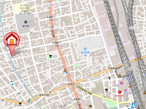 ��ʌ��������܎s��{��听���P���ڂ̃A�p�[�g�̒n�}