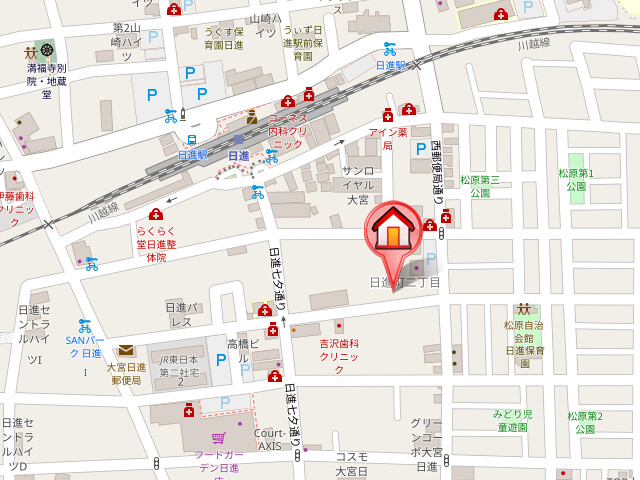 ��ʌ��������܎s�k����i���Q���ڂ̃}���V�����̒n�}