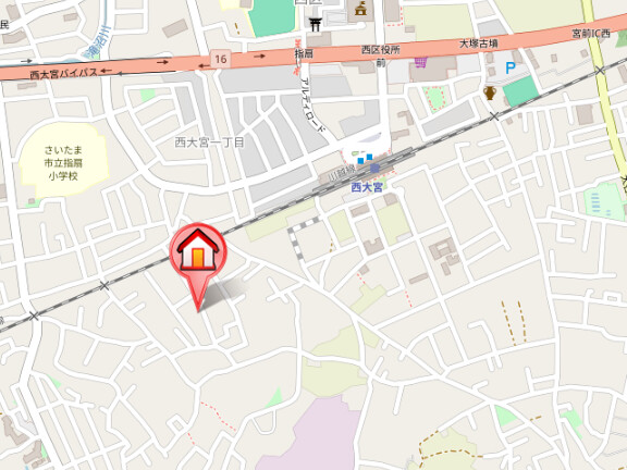 ��ʌ��������܎s����厚�w��̃A�p�[�g�̒n�}