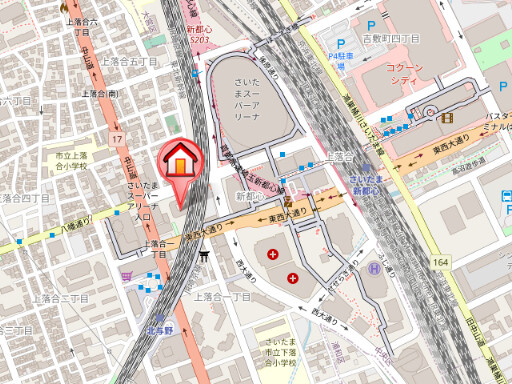 ��ʌ��������܎s������㗎���P���ڂ̃}���V�����̒n�}