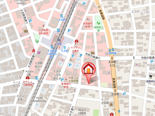 ��ʌ��������܎s�k��y�C���Q���ڂ̃}���V�����̒n�}