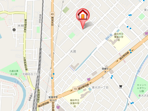 ��ʌ��z�J�s�厚��[�̃}���V�����̒n�}